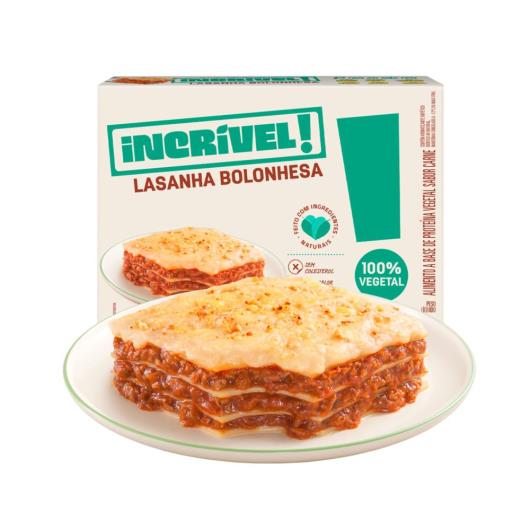 Lasanha Bolonhesa Incrível! 100% Vegetal 350g - Imagem em destaque