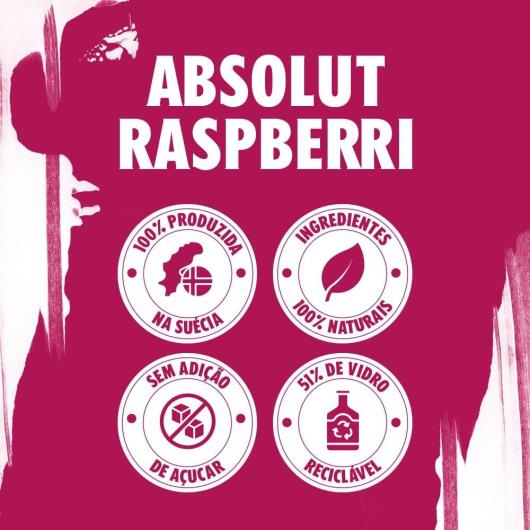 Vodka Absolut Raspberri 750 ml - Imagem em destaque