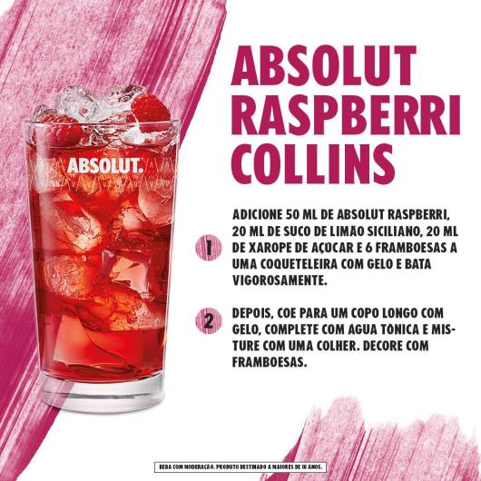 Vodka Absolut Raspberri 750 ml - Imagem em destaque
