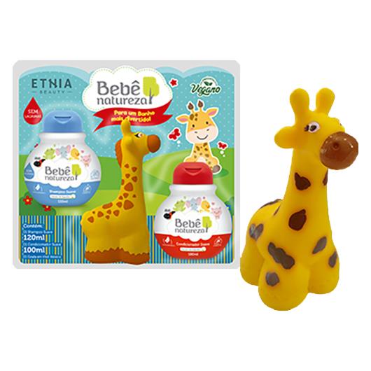 Kit Shampoo e Condicionador Bebê Natureza Girafa 120ml - Imagem em destaque