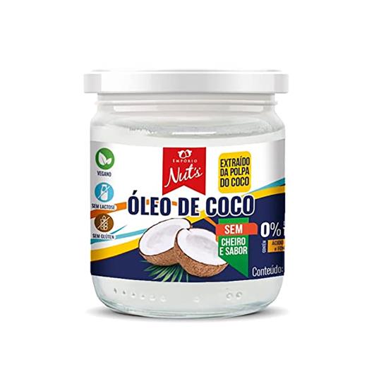 Óleo de Coco Extra Virgem Emporio Nuts Sem Cheiro e Sabor 200ml - Imagem em destaque