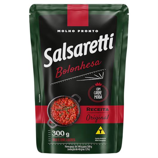 Molho de Tomate à Bolonhesa Salsaretti Sachê 300g - Imagem em destaque
