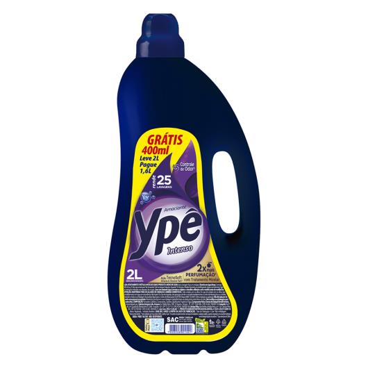 Amaciante de Roupa Diluído Intenso Ypê Frasco Leve 2l Pague 1,6l - Imagem em destaque