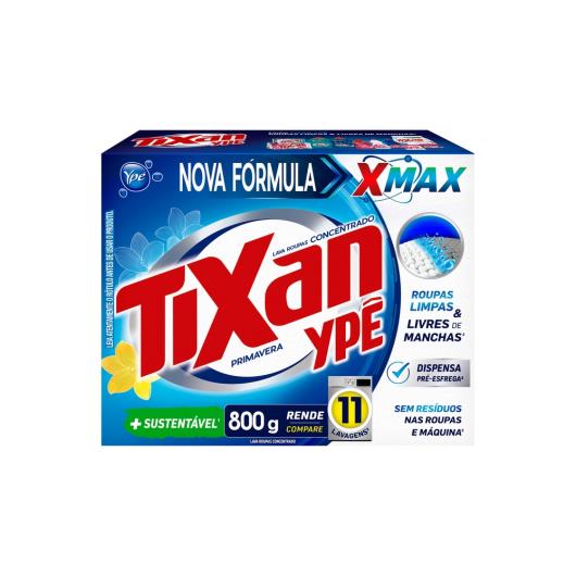 Lava roupas em pó primavera Tixan Ypê 800g - Imagem em destaque