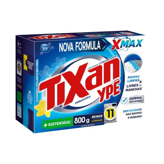 Lava roupas em pó primavera Tixan Ypê 800g - Imagem em destaque