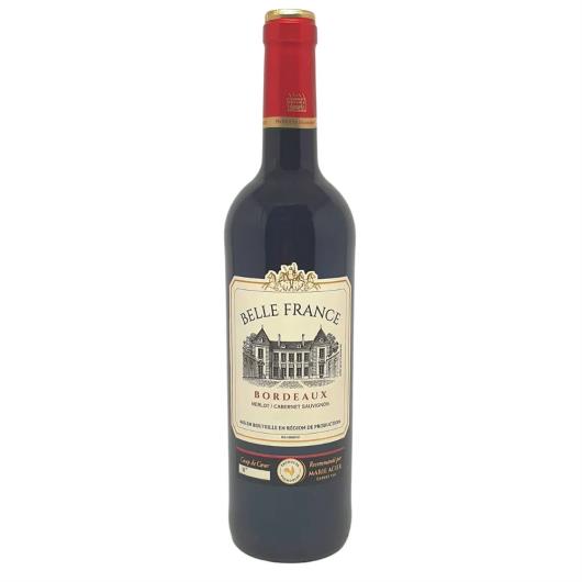 Vinho Tinto Belle France Bordeaux Merlot 750g - Imagem em destaque