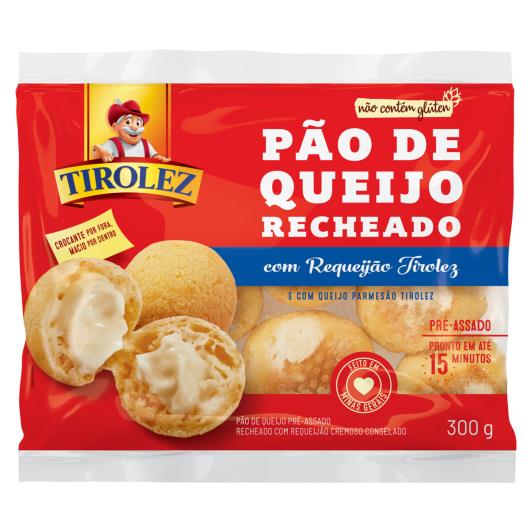 Pão de Queijo Congelado Recheio Requeijão Tirolez Pacote 300g - Imagem em destaque