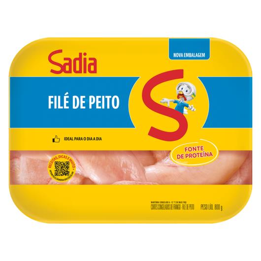 Filé de Peito de Frango em Bifes Congelado Sadia 800g - Imagem em destaque