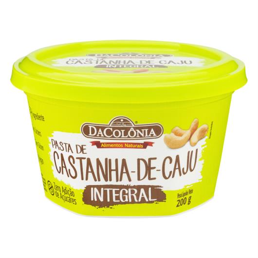 Pasta de Castanha-de-Caju Integral DaColônia Pote 200g - Imagem em destaque