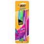 Caneta Bic Cristal Fashion Colorida 4 Unidades