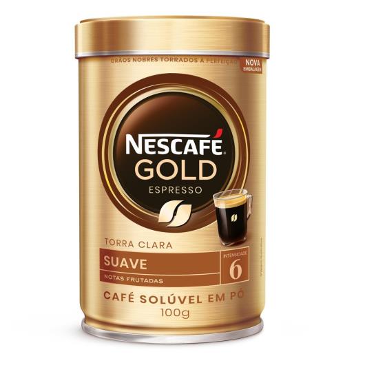 Café NESCAFÉ GOLD ESPRESSO Intensidade 6 Lata 100g - Imagem em destaque