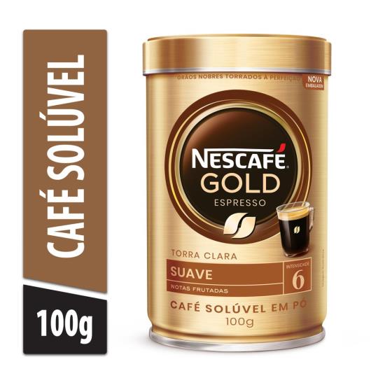 Café NESCAFÉ GOLD ESPRESSO Intensidade 6 Lata 100g - Imagem em destaque