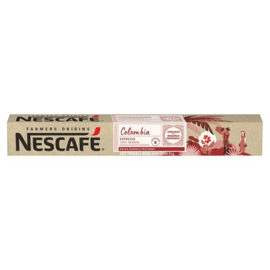 Café NESCAFE Farmer Origins COLOMBIA 10 Cápsulas 53g - Imagem em destaque