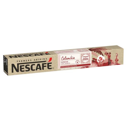 Café NESCAFE Farmer Origins COLOMBIA 10 Cápsulas 53g - Imagem em destaque