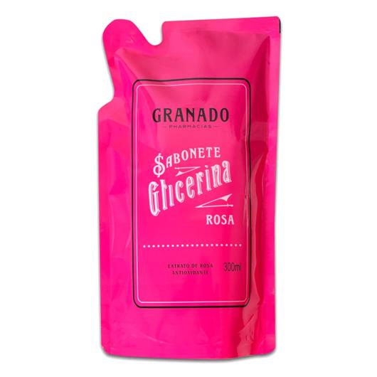 Refil Sabonete Líquido de Glicerina Granado Rosa 300ml - Imagem em destaque