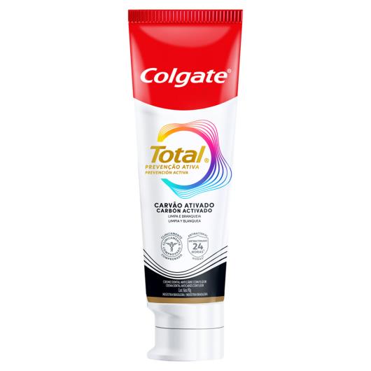 Creme Dental Carvão Ativado Colgate Total Prevenção Ativa 90g - Imagem em destaque