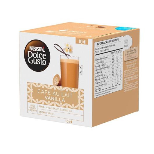 Café em Cápsula NESCAFE DOLCEGUSTO Cafe Au Lait Baunilha 10 Cápsulas 110g - Imagem em destaque