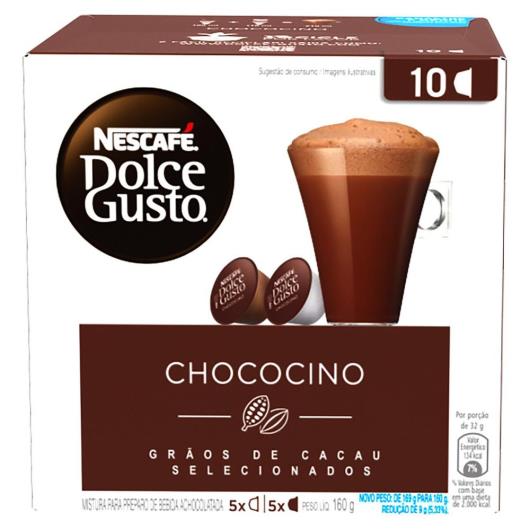 Café em Cápsula NESCAFÉ DOLCEGUSTO Chococcino 10 Cápsulas 160g - Imagem em destaque