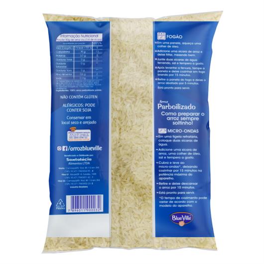 Arroz Parboilizado Tipo 1 Blue Ville Pacote 2kg - Imagem em destaque