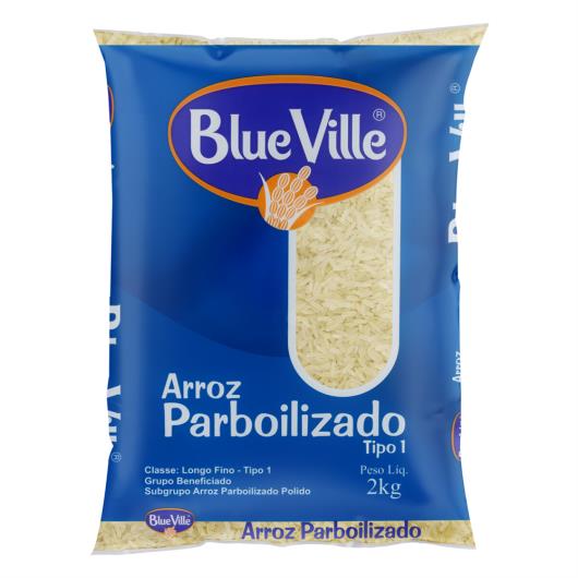 Arroz Parboilizado Tipo 1 Blue Ville Pacote 2kg - Imagem em destaque