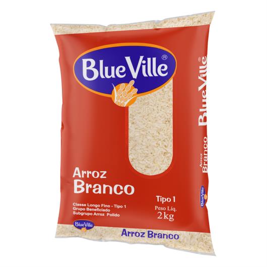 Arroz Branco Tipo 1 Blue Ville Pacote 2kg - Imagem em destaque