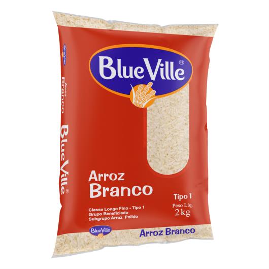 Arroz Branco Tipo 1 Blue Ville Pacote 2kg - Imagem em destaque