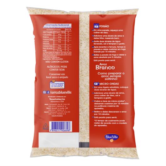 Arroz Branco Tipo 1 Blue Ville Pacote 2kg - Imagem em destaque