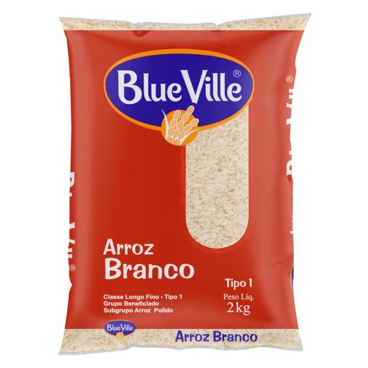 Arroz Branco Tipo 1 Blue Ville Pacote 2kg - Imagem em destaque