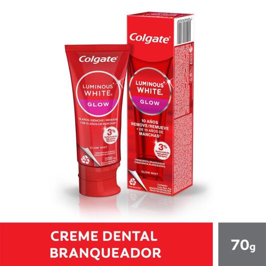 Creme Dental Clareador Colgate Luminous White Glow 70g - Imagem em destaque