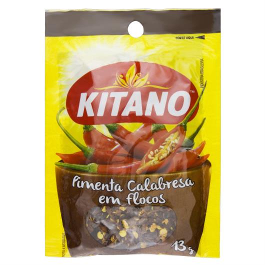 Pimenta-Calabresa em Flocos Kitano Pacote 13g - Imagem em destaque