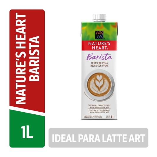 Bebida Vegetal NATURES HEART Barista Aveia 1L - Imagem em destaque