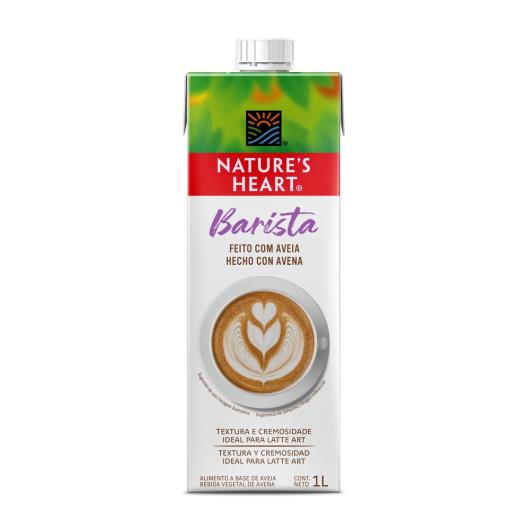 Bebida Vegetal NATURES HEART Barista Aveia 1L - Imagem em destaque