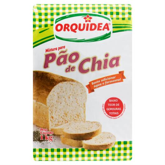 Mistura Para Pão Chia Orquídea Pacote 1kg - Imagem em destaque