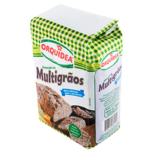 Mistura para Pão Multigrãos Orquídea Pacote 1kg - Imagem em destaque