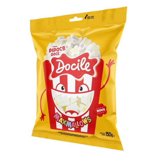 Marshmallow Pipoca Doce Docile Maxmallows Pacote 150g - Imagem em destaque