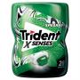 Goma de Mascar Spearmint Trident X Senses Pote 54g 28 Unidades