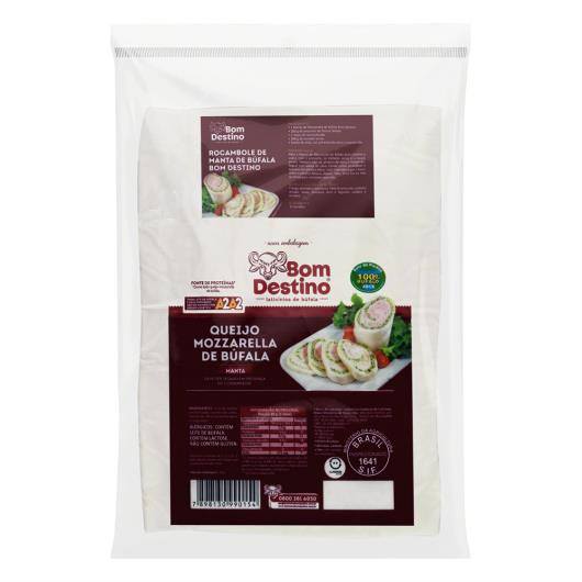 Queijo Mussarela de Búfala Manta Bom Destino 250g - Imagem em destaque