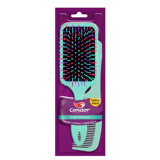 Kit Escova para Cabelo Condor Grátis Pente - Imagem em destaque