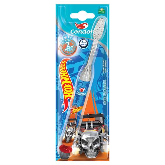 Escova Dental Infantil Macia com Luz de Led Hot Wheel Condor Unidade - Imagem em destaque