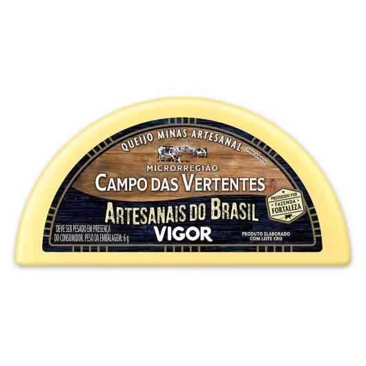 Queijo Minas Fracionado Campo das Vertentes Vigor Artesanais do Brasil 500g - Imagem em destaque