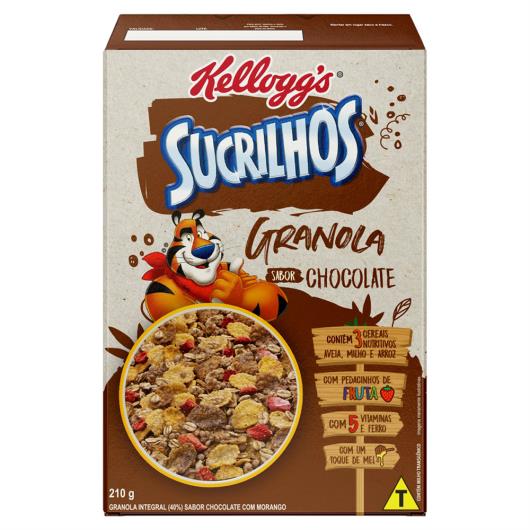 Granola Chocolate com Morango Kellogg's Sucrilhos Caixa 210g - Imagem em destaque