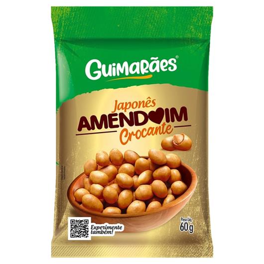 Amendoim Japonês Crocante Guimarães 60g - Imagem em destaque
