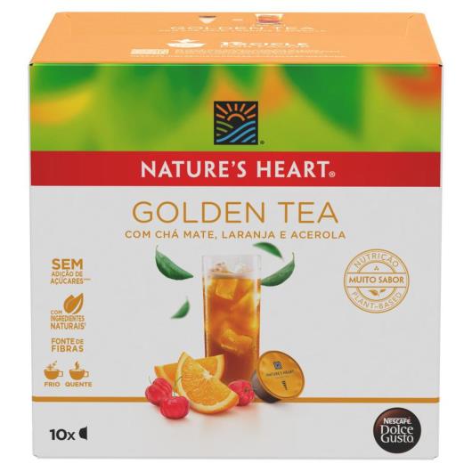 Chá NATURES HEART TEA Golden 10 Cápsulas 60g - Imagem em destaque