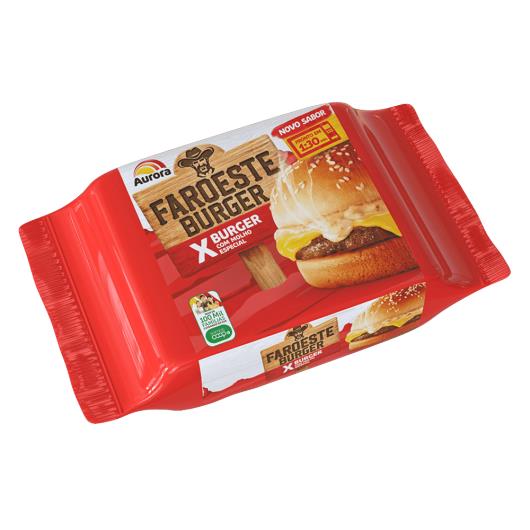 Hambúrguer Aurora X-Burguer Com Molho Especial 145g - Imagem em destaque