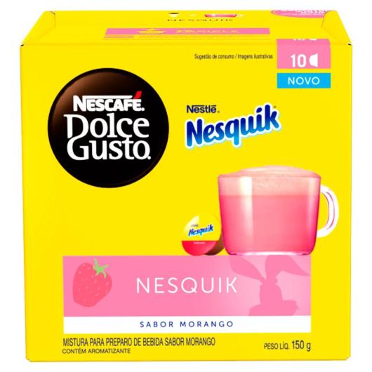 Café em Cápsula NESCAFÉ DOLCEGUSTO Nesquik Morango 10 Cápsulas 150g - Imagem em destaque