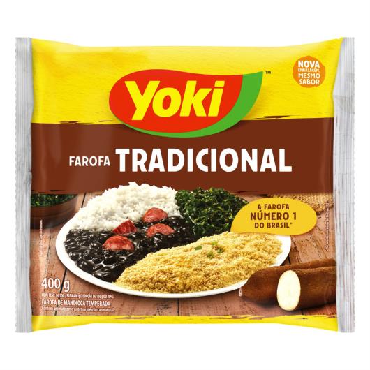 Farofa de Mandioca Tradicional Yoki Pacote 400g - Imagem em destaque