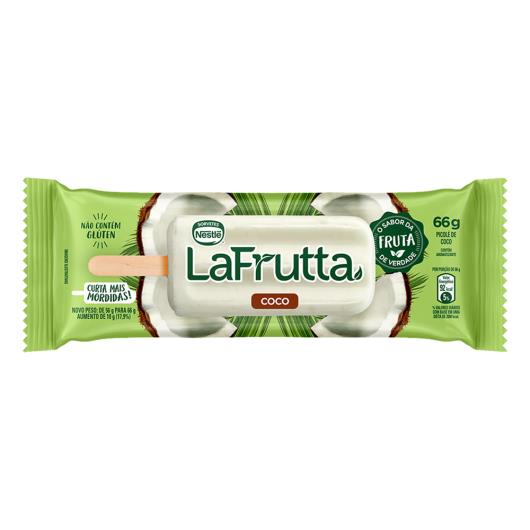 Picolé Coco La Frutta Pacote 66g - Imagem em destaque