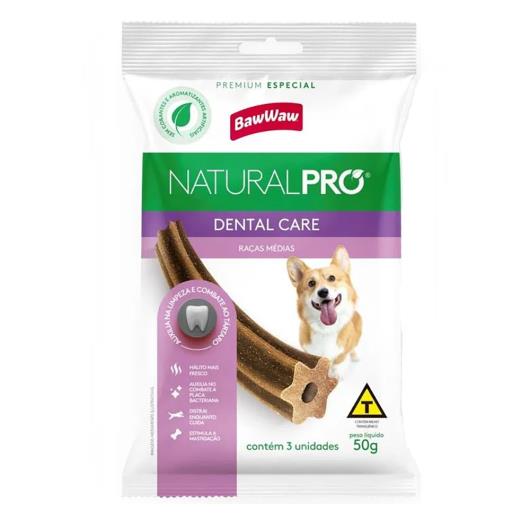 Alimento Cão Baw Waw Natural Pró Dental Care Raça Média 50g - Imagem em destaque