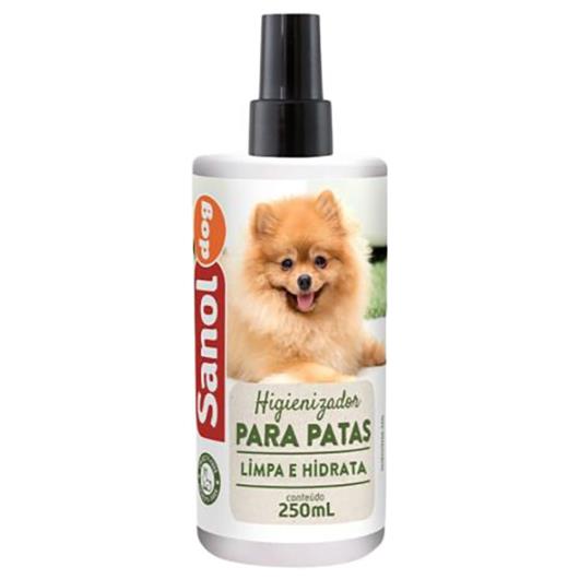 Higienizador Para Patas de Cães Sanol 250ml - Imagem em destaque