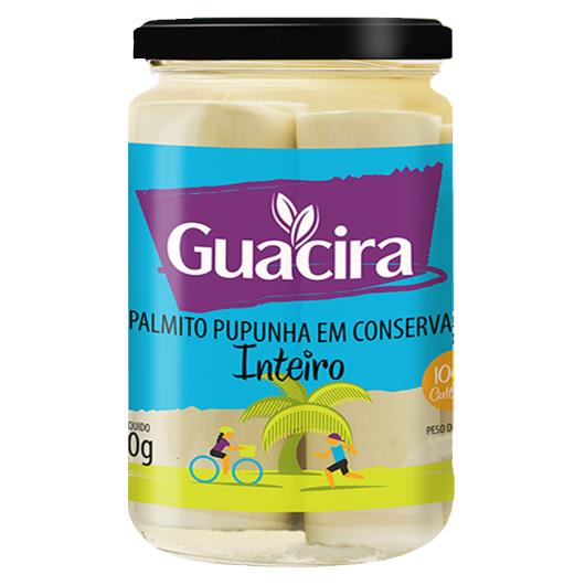 Palmito Inteiro Guacira Vidro 300g - Imagem em destaque